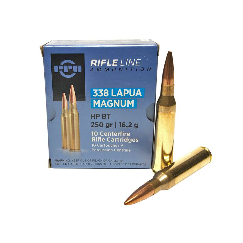 PPU .338 LapuaMagnum HPBT - 16,2g - 250gr.
