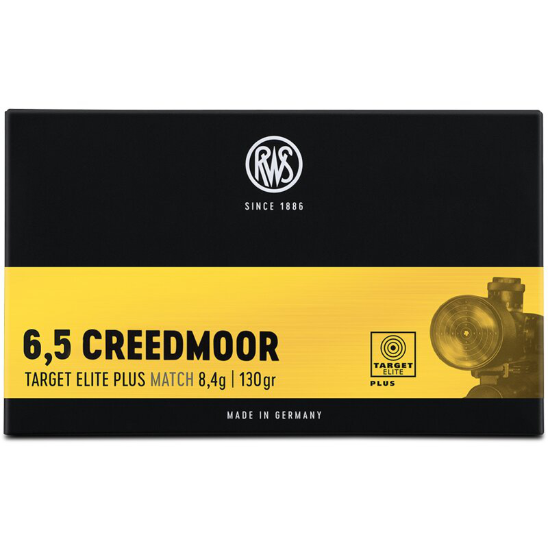 RWS 6,5 Creedmore Target Elite Plus 130gr. - 20 St.
