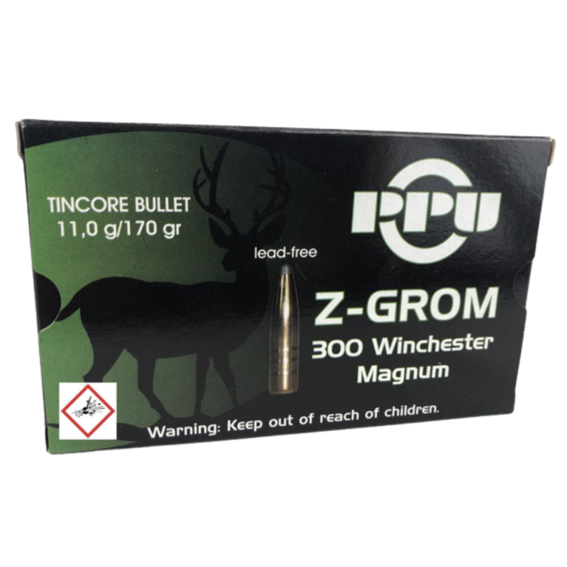 PPU 300 Win. Mag. Z-Grom - 11,0g/170grs